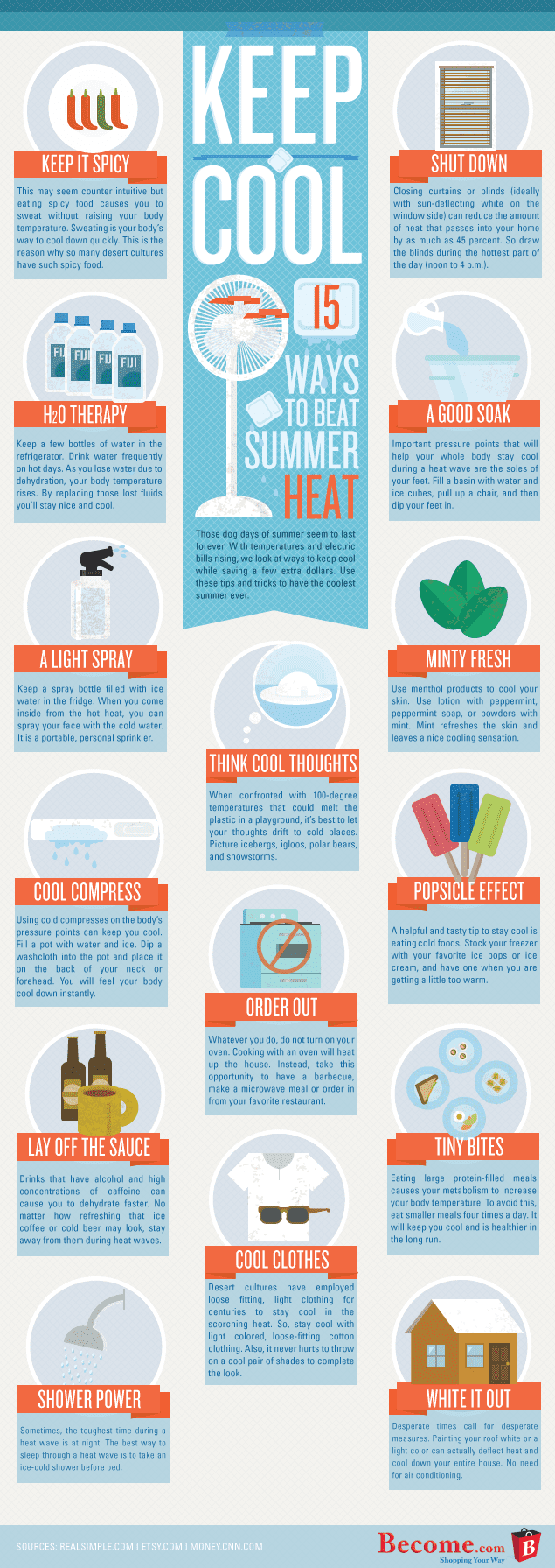 Ways to Keep Cool During the Summer
