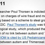 vac autism 2011 Thorson