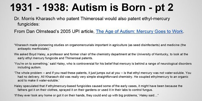 vac autism pt 6 autism is born pt 2